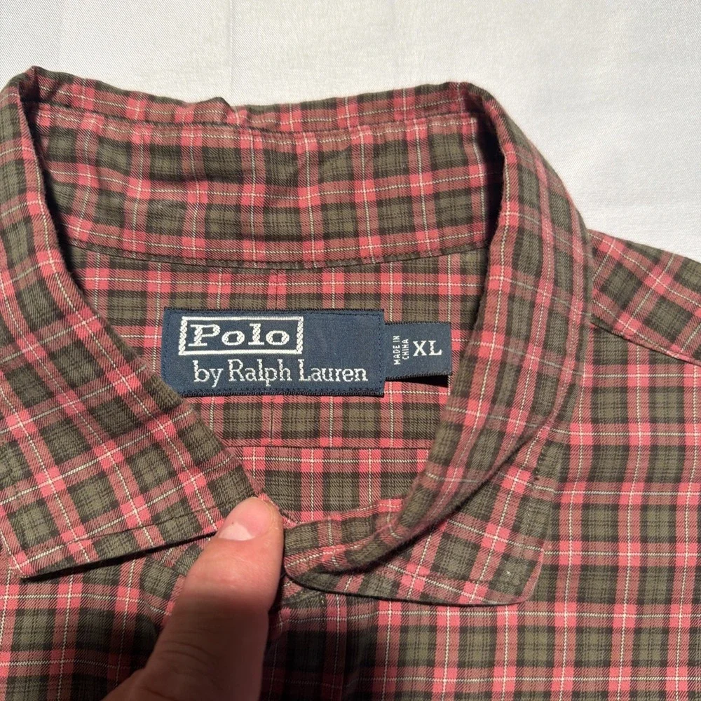 Polo Ralph Lauren Shirt Mens XL‎ Multicolor Long Sleeve